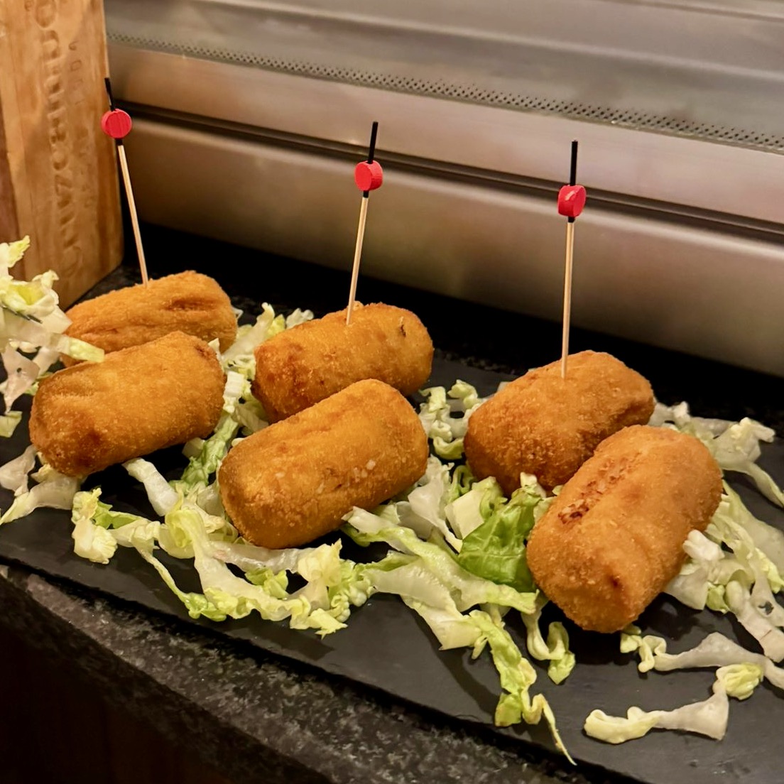 Croquetas de jamón esapgne
