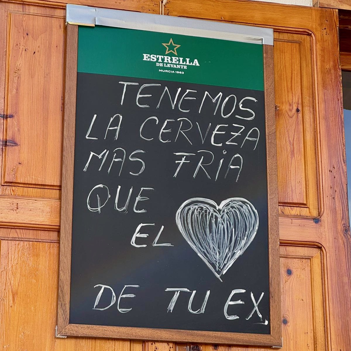 Cerveza mas fria que el corazón de tu ex