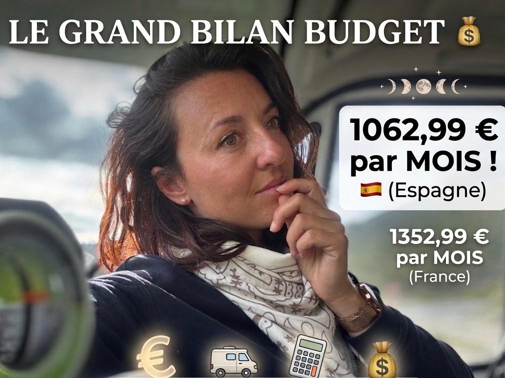 💸 Combien coûte la vanlife et le nomadisme : Mon tableau mensuel